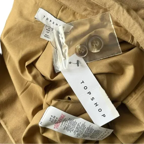 Topshop Single Breasted Oversized Blazer Jacket NWT - Picture 4 of 4